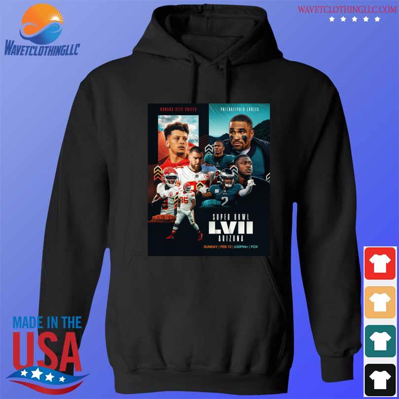 Arizona 2023 LVII Super Bowl Kansas City Chiefs Vs Philadelphia Eagles shirt,  hoodie, sweater, long sleeve and tank top