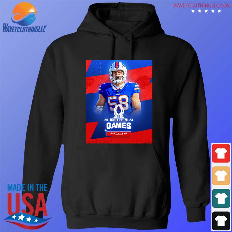 matt milano buffalo bills 2023 pro bowl games shirt, hoodie, sweater, long  sleeve and tank top