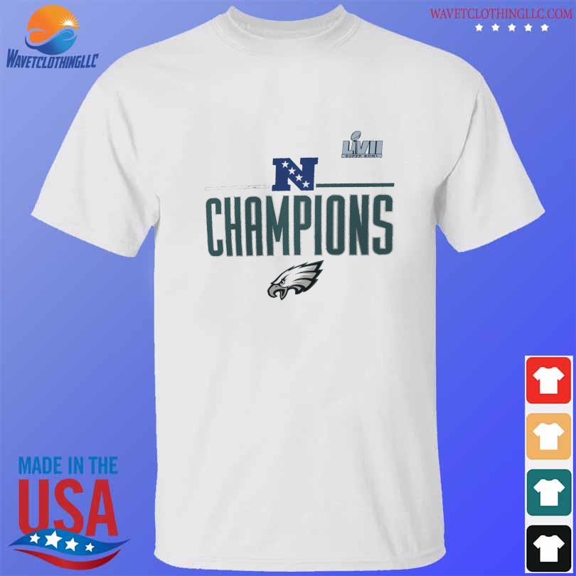 Men's Nike White Philadelphia Eagles 2022 NFC Champions Roster Long Sleeve  T-Shirt