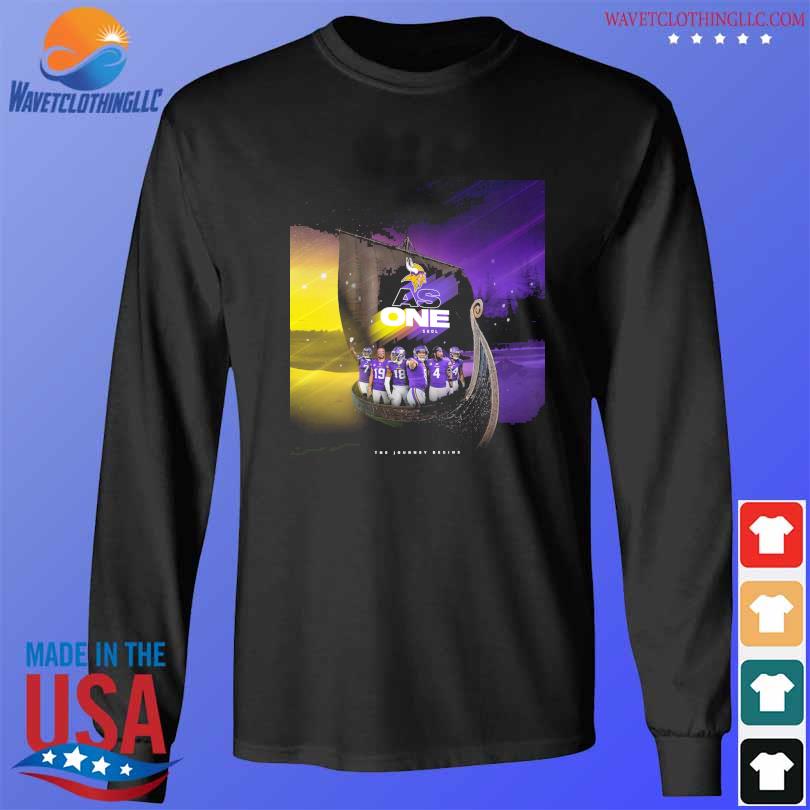 Minnesota Vikings As One Skol The Journey Begins shirt, hoodie, sweater and  long sleeve