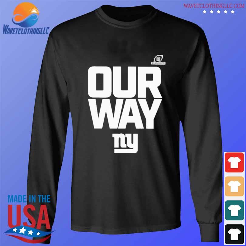 BooTeeQue The NY Giants 2021 Playoffs Run Long Sleeve T-Shirt