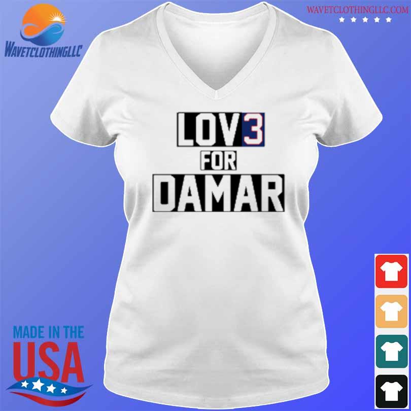 Buffalo Bills Damar Hamlin love for 3 shirt, hoodie, sweater, long sleeve  and tank top