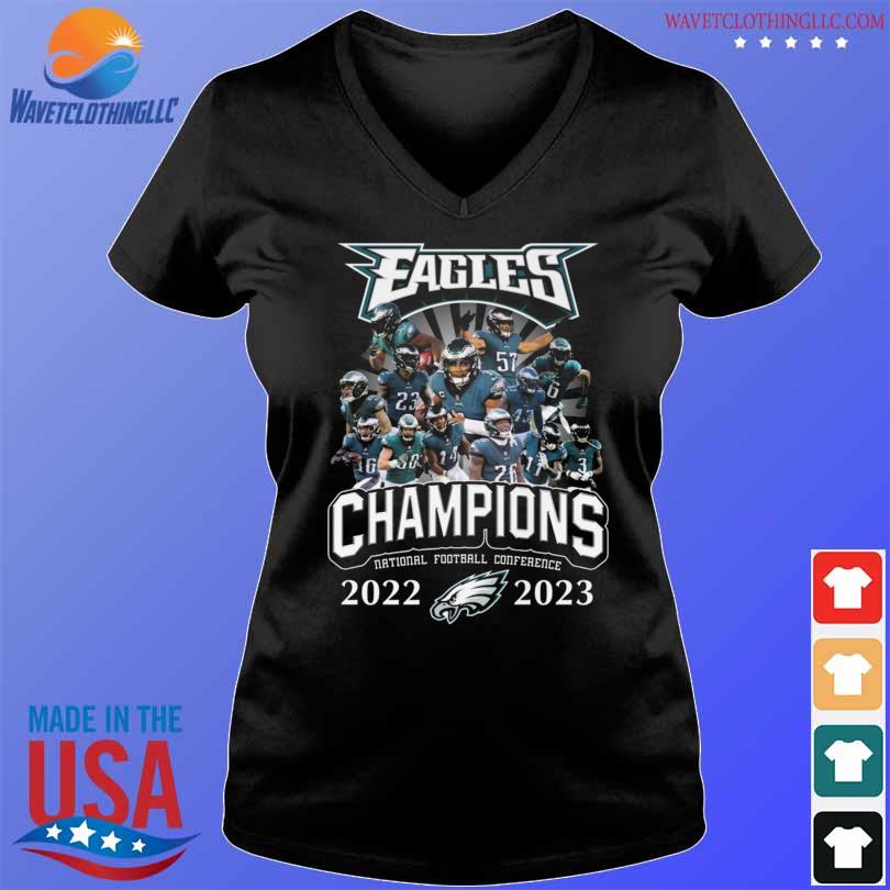 Official philadelphia eagles champions national football conference 2022 2023  shirt, hoodie, longsleeve tee, sweater