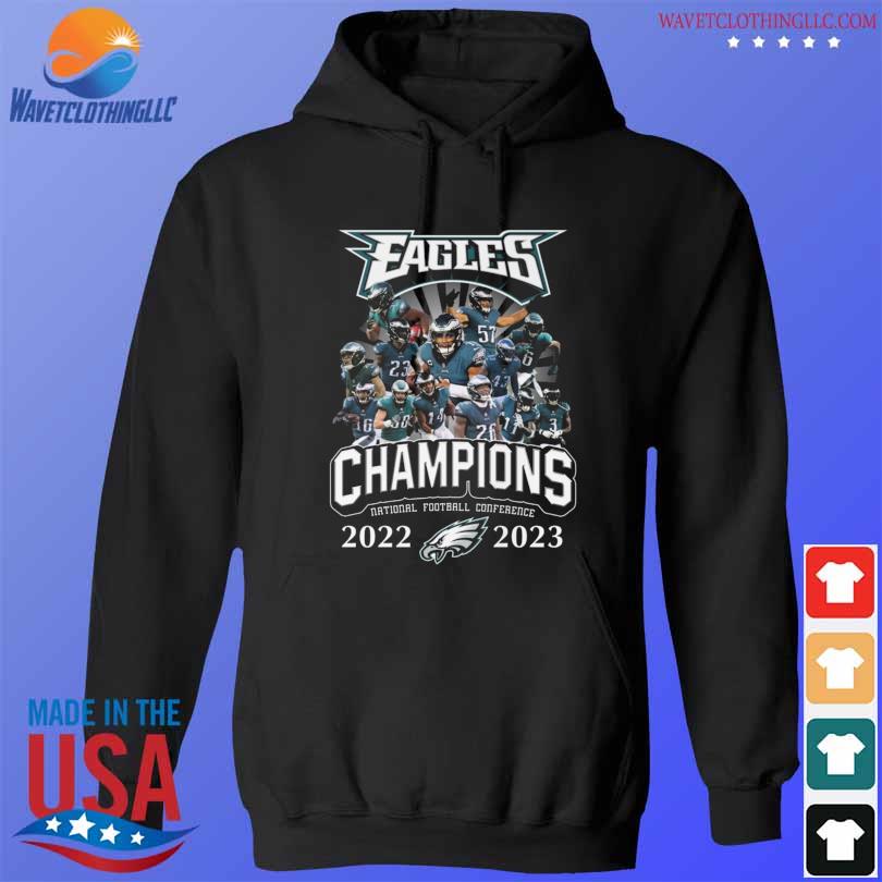 Official philadelphia eagles champions national football conference 2022 2023  shirt, hoodie, longsleeve tee, sweater