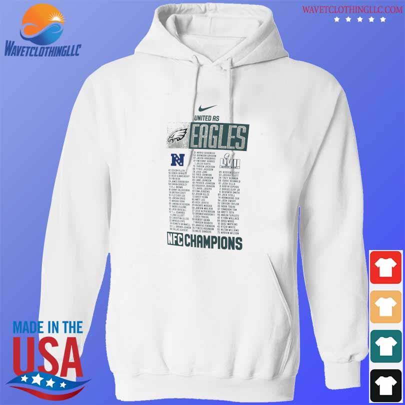 Nike Philadelphia Eagles 2023 NFC Champions T-Shirt, hoodie