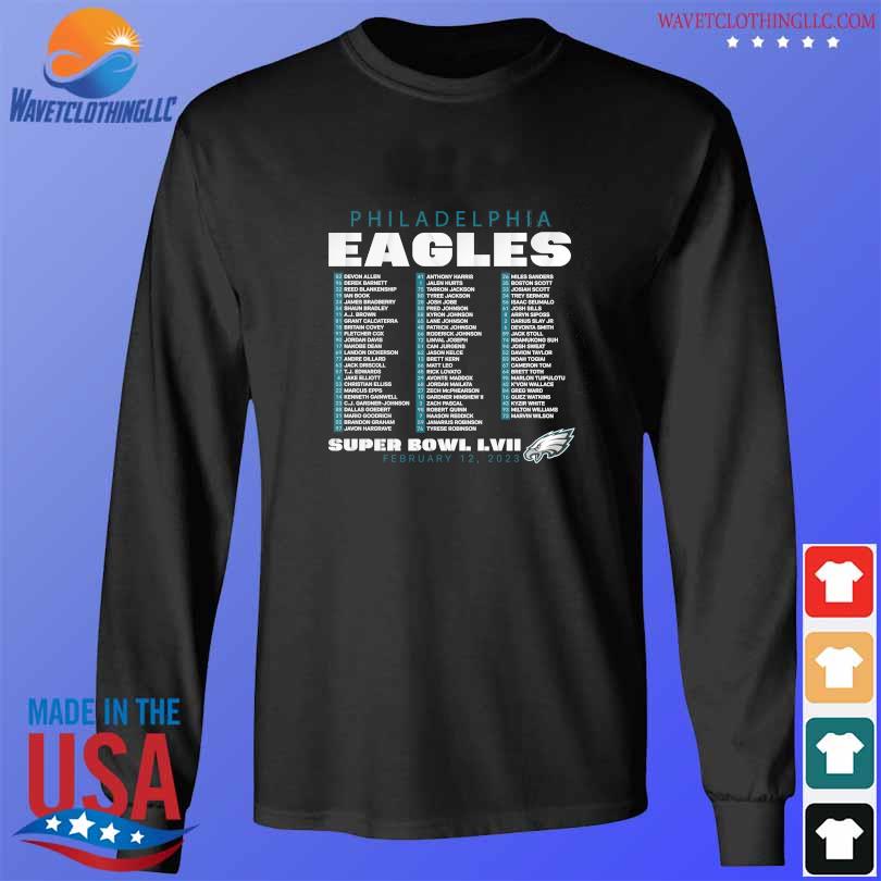 Official Philadelphia Eagles Lvii Super Bowl 2023 T-shirt,Sweater, Hoodie,  And Long Sleeved, Ladies, Tank Top