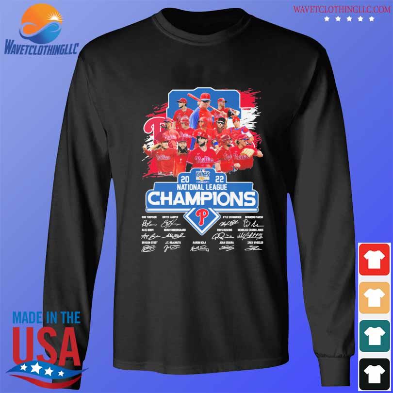 Philadelphia Phillies 20222 National League Champions Signatures shirt,  hoodie, sweater, long sleeve and tank top