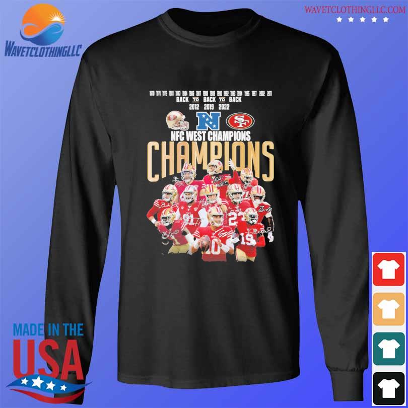 San francisco 49ers 1970 2022 back to back nfc west champions