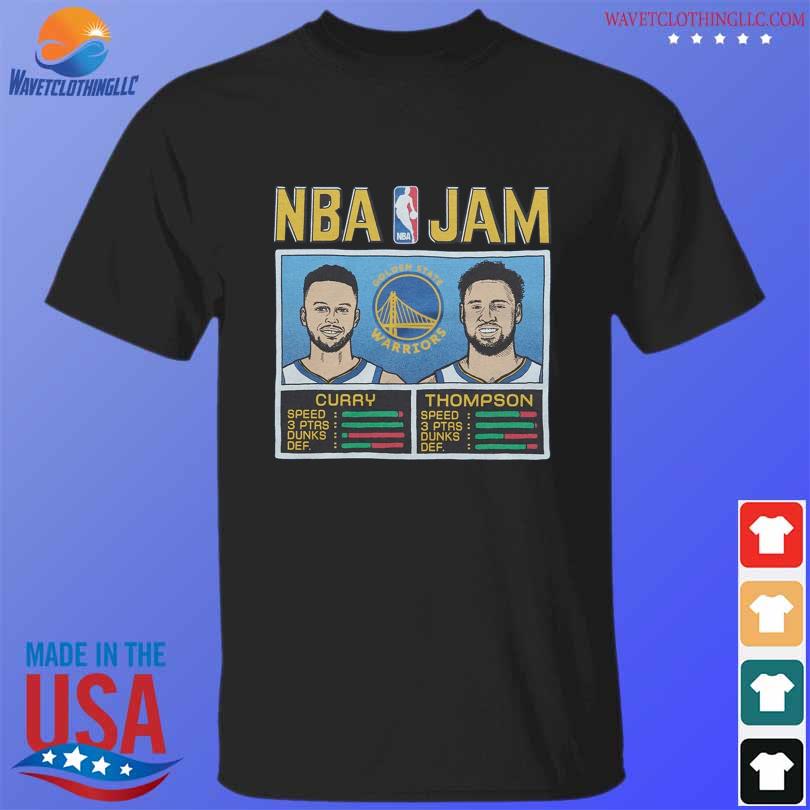 Stephen Curry & Klay Thompson Golden State Warriors Homage Nba Jam  T-shirt,Sweater, Hoodie, And Long Sleeved, Ladies, Tank Top