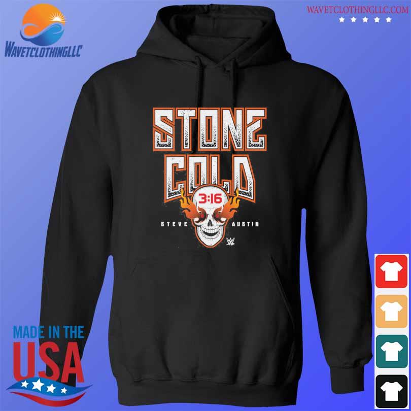 Stone cold steve austin fire skull s hoodie den