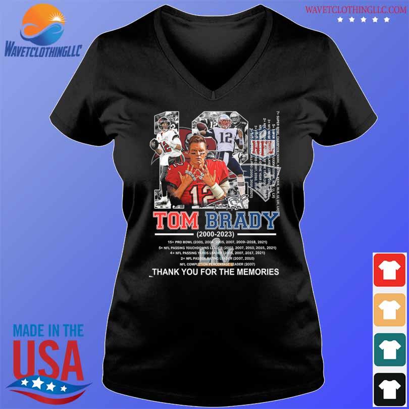 Tom Brady 12 Thank You For The Memories T-Shirt