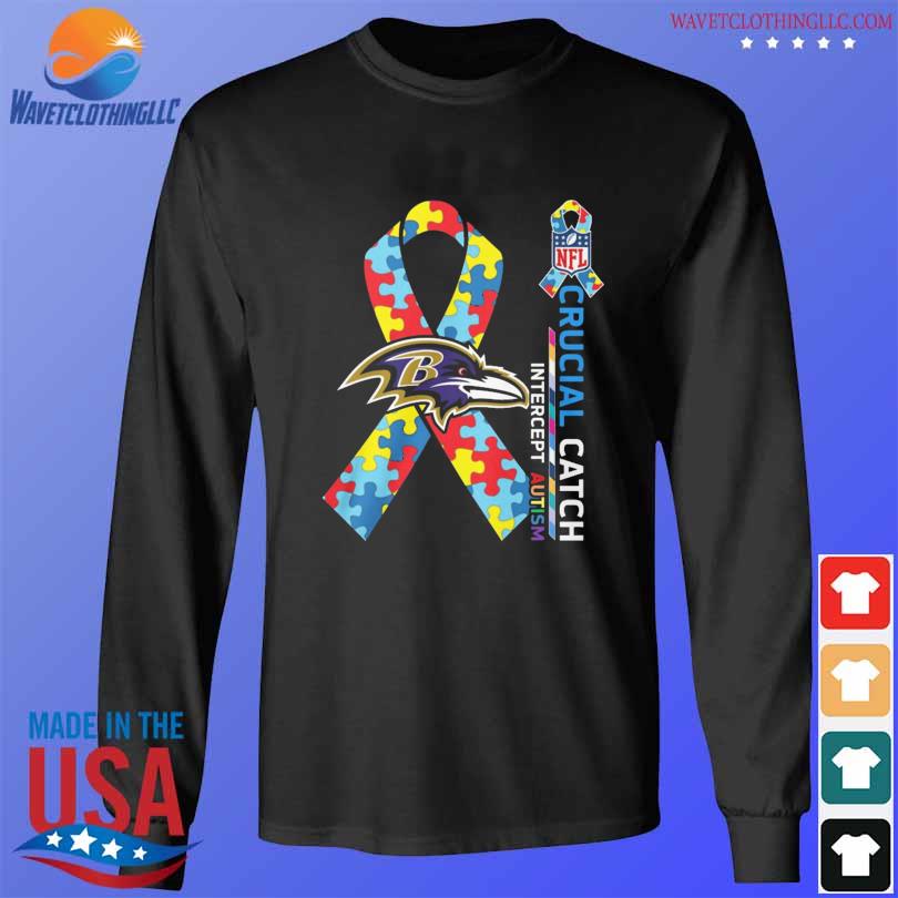 Baltimore Ravens crucial catch intercept autism 2023 shirt, hoodie,  sweater, long sleeve and tank top