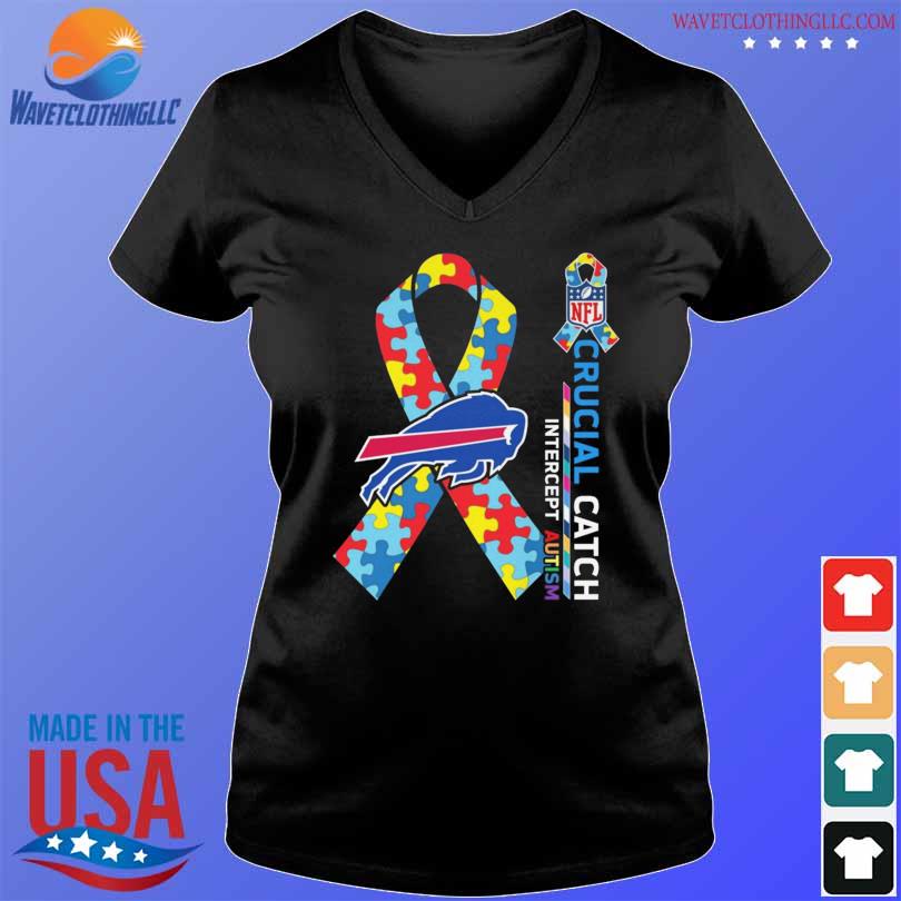 Official Buffalo Bills crucial catch intercept autism 2023 T-shirt, hoodie,  tank top, sweater and long sleeve t-shirt