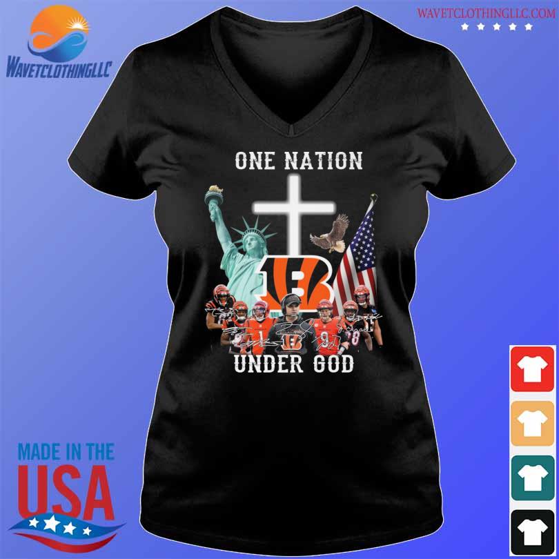 One Nation Under God Cincinnati Bengals Tee Design 3D T Shirts For