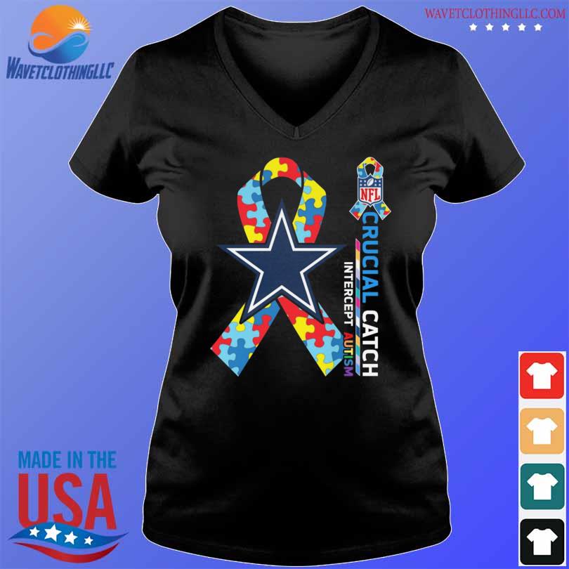 Dallas Cowboys crucial catch intercept autism 2023 shirt, hoodie,  longsleeve tee, sweater