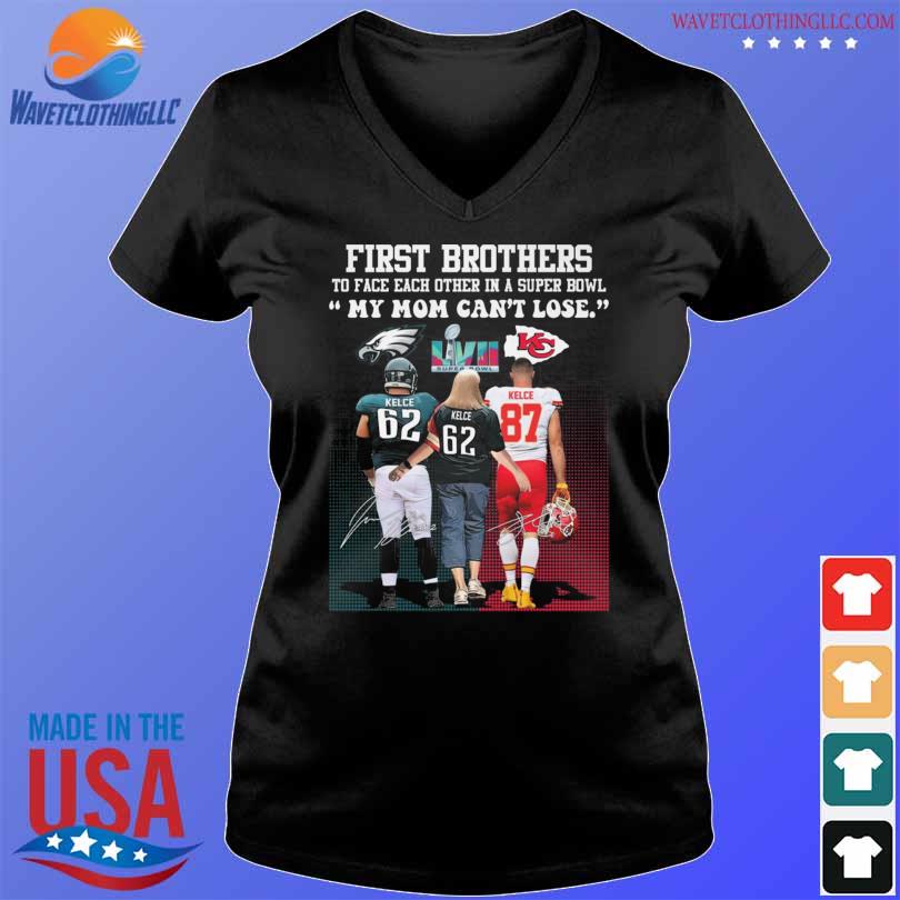 Kelce Brothers Jason Kelce and Travis Kelce First Pair Of Brothers To Face  Off In The Super Bowl Signatures Shirt, hoodie, sweater, long sleeve and  tank top