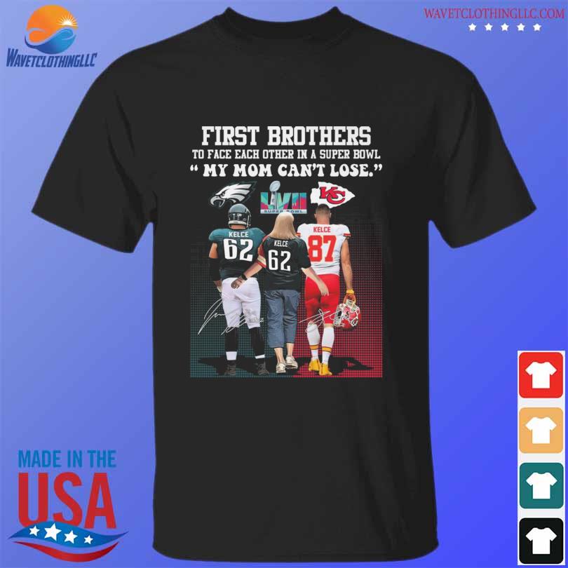 Philadelphia Eagles Vs Kansas City Chiefs Jason Kelce Vs Travis Kelce First  Brothers To Face Each Other In A Super Bowl T-shirt,Sweater, Hoodie, And  Long Sleeved, Ladies, Tank Top