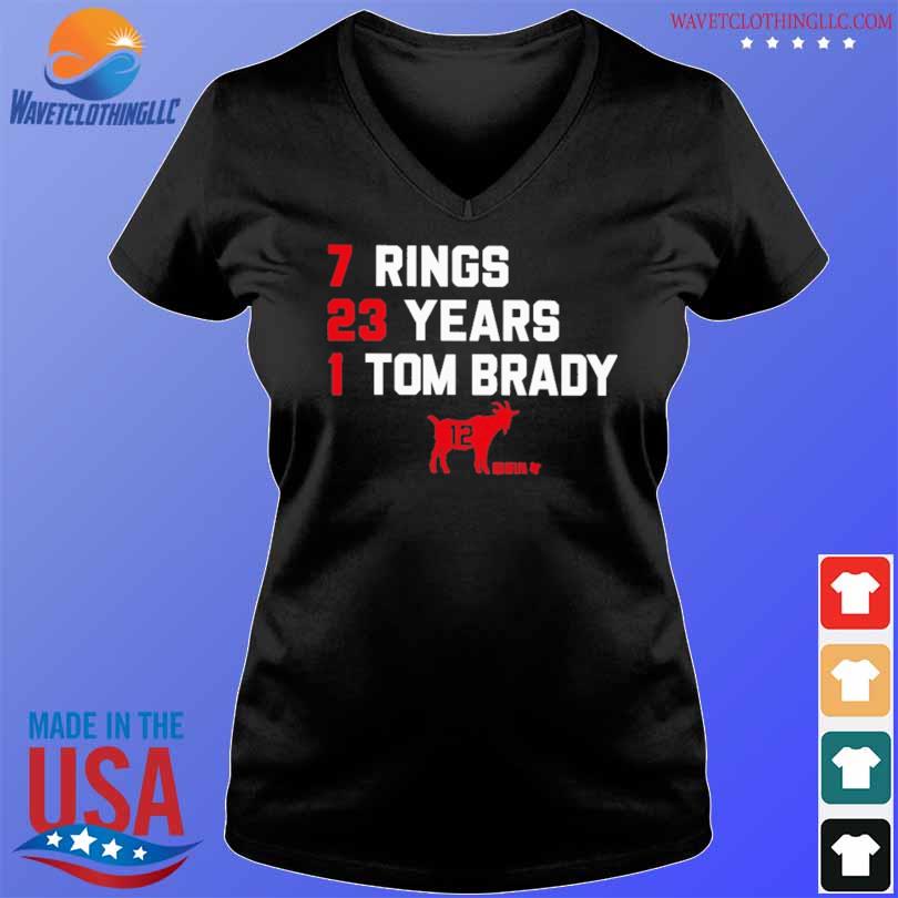 Funny Tampa Bay Buccaneers 7 rings 23 years 1 tom brady shirt, hoodie,  sweater, long sleeve and tank top