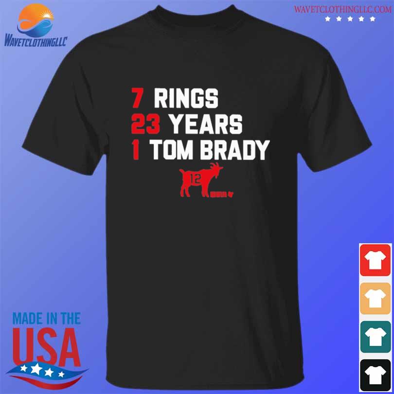 7 rings 22 years 1 Tom Brady shirt, hoodie, sweater and v-neck t-shirt