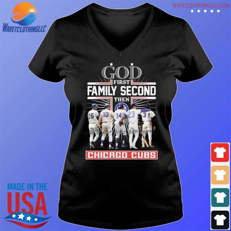 God First Family Second Then Chicago Cubs Shirt ⋆ Vuccie