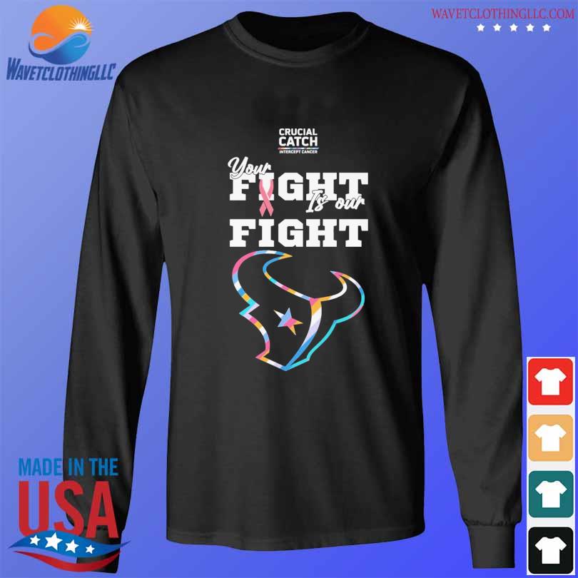 Houston Texans Crucial Catch Intercept cancer 2023 shirt, hoodie, sweater,  long sleeve and tank top