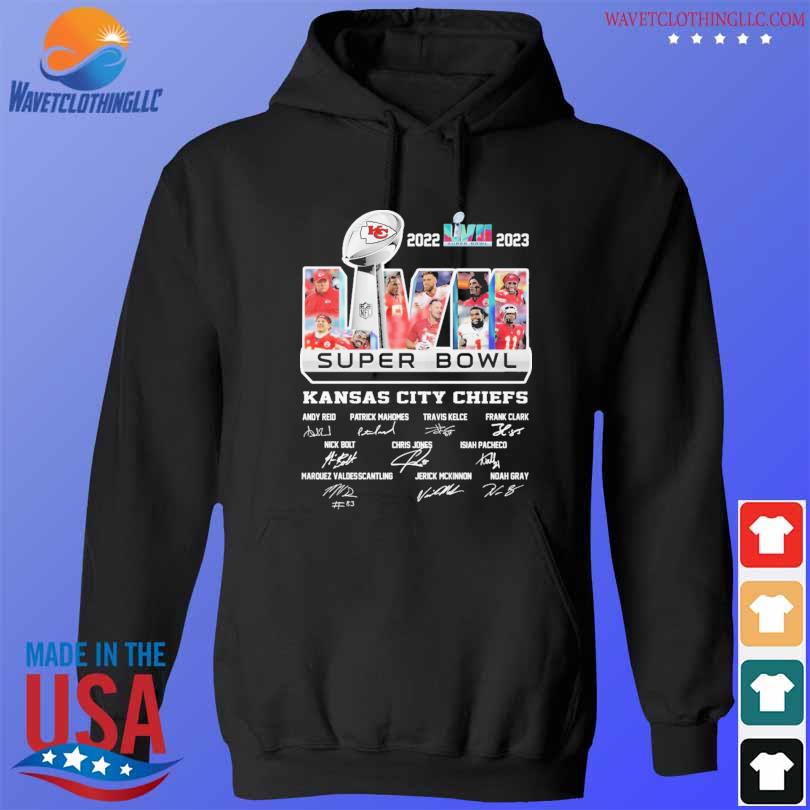 Official kansas City Chiefs Super Bowl LVII 2022 2023 Signatures T-Shirts,  hoodie, sweater, long sleeve and tank top