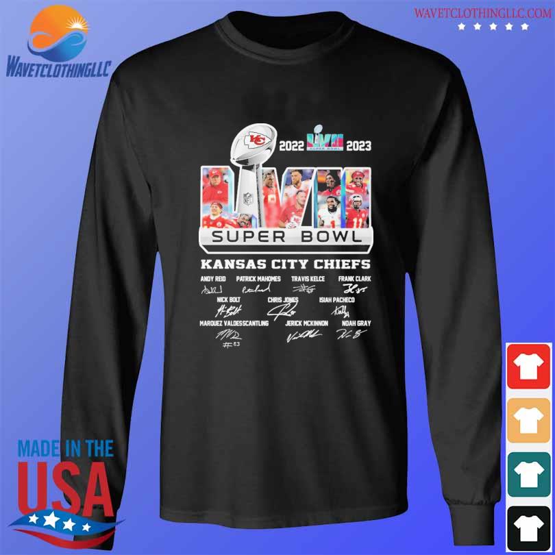 Official kansas City Chiefs Super Bowl LVII 2022 2023 Signatures T-Shirts,  hoodie, sweater, long sleeve and tank top