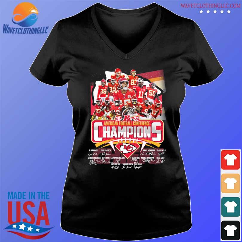 2022 Kansas City Chiefs AFC Conference Championship NFL T-Shirt - REVER  LAVIE