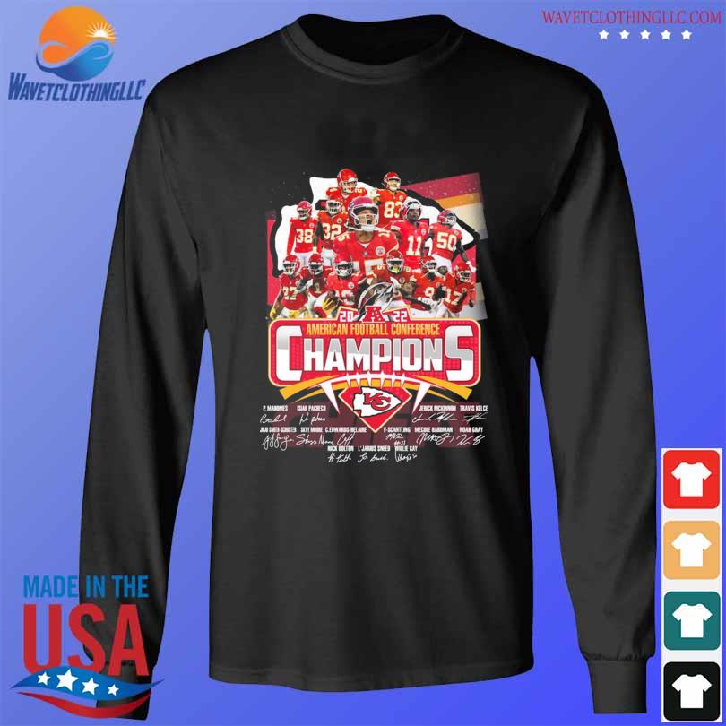 Official Kansas City Chiefs 2021 American Football Conference Champions Afc  Championship Signatures Shirt, hoodie, sweater, long sleeve and tank top