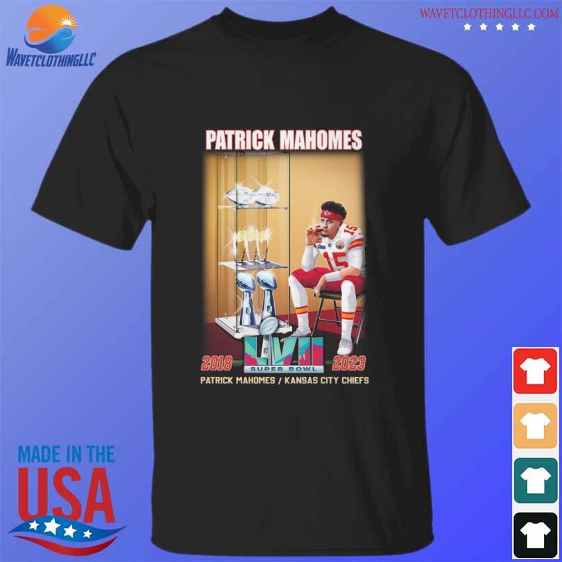 Kansas City Chiefs Patrick Mahomes 2018-2023 Super Bowl shirt