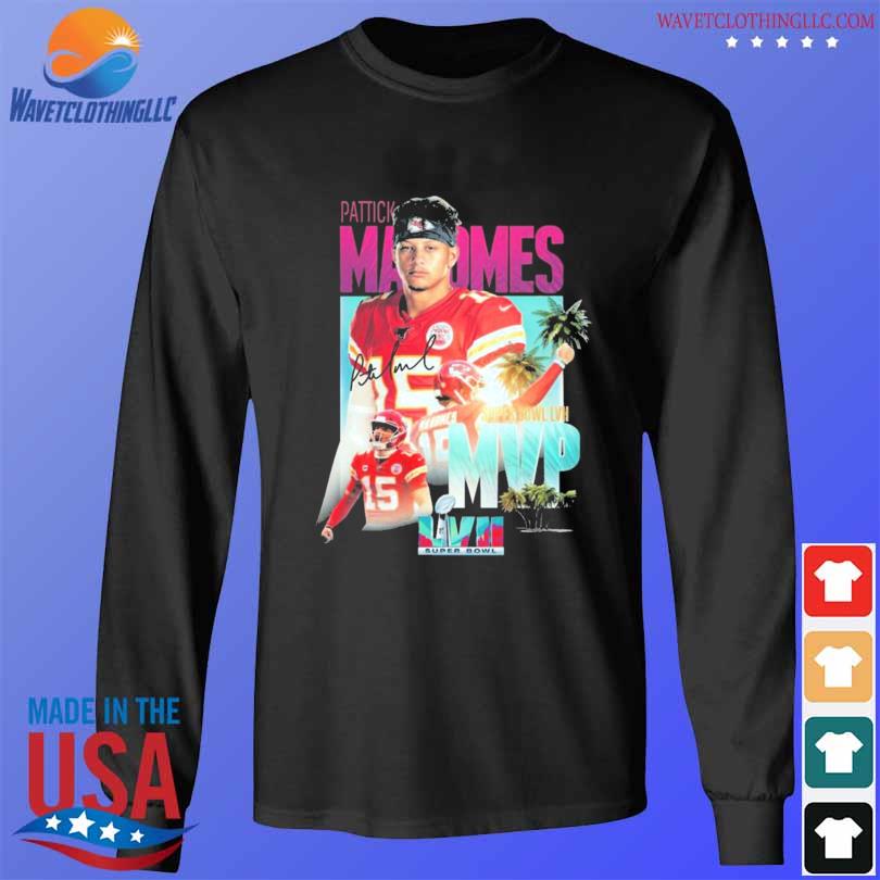 Patrick Mahomes 15 Kansas City Chiefs 2023 Super Bowl Champions MVP shirt,  hoodie, sweater, long sleeve and tank top