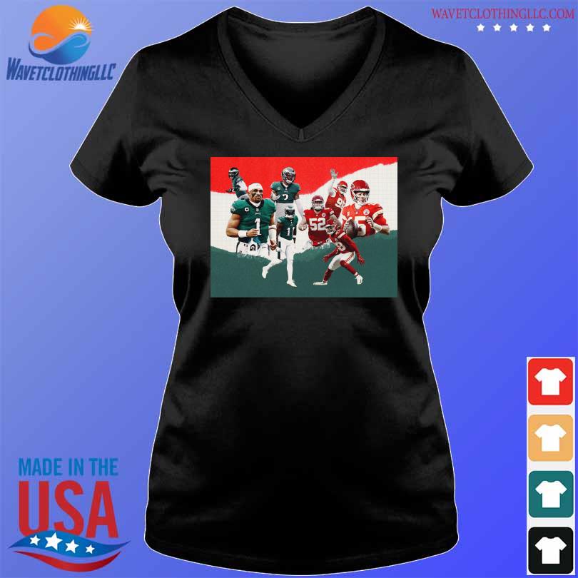 Kansas City Chiefs vs. Philadelphia Eagles Super Bowl LVII 21 February 2023  shirt - Peanutstee