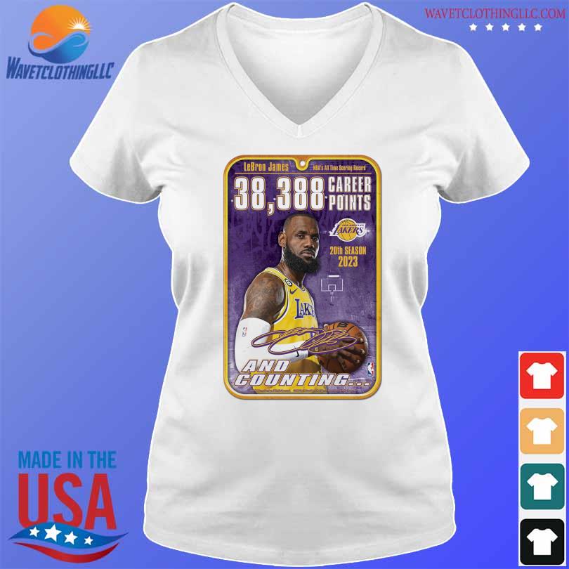 Official Lebron James 20 Years 2003-2023 La Lakers Miami Heat Cleveland  Cavaliers Signatures T t-shirt, hoodie, sweater, long sleeve and tank top