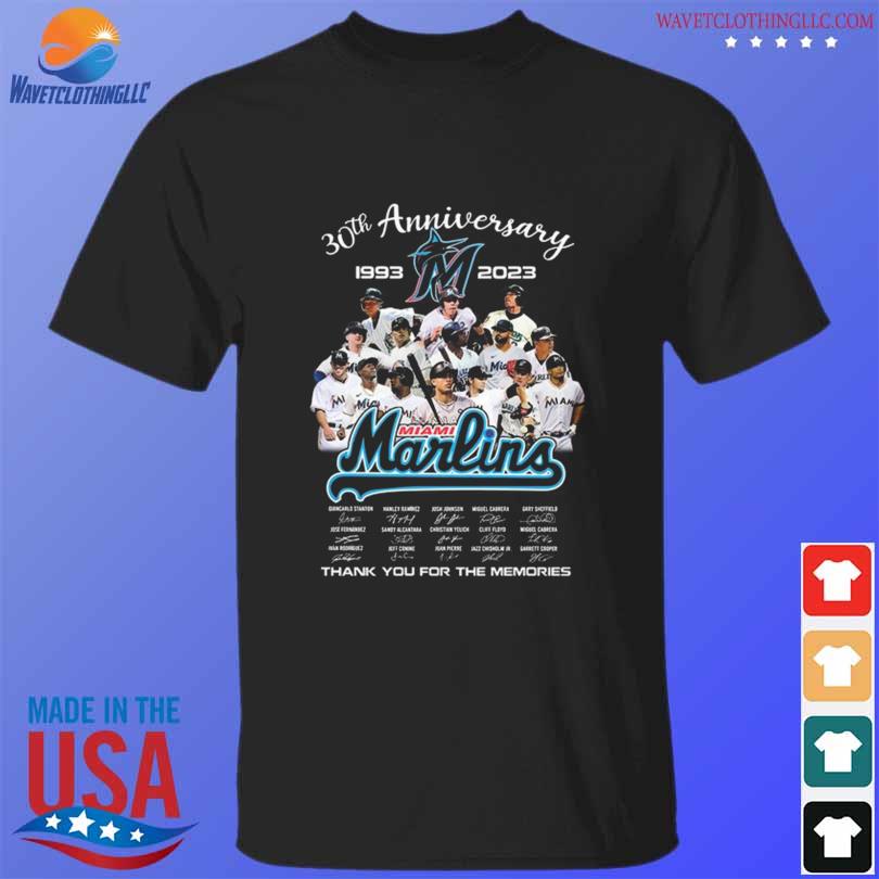 Miami Marlins 30th Anniversary 1993-2023 Thank You For The