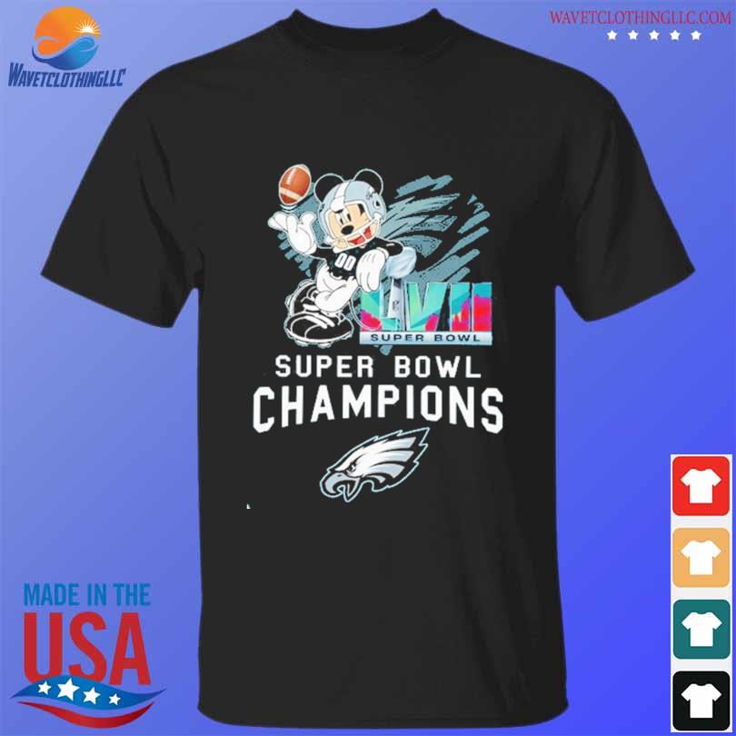 Offiical Mickey Mouse Philadelphia Eagles Super Bowl LVII 2023 Champions  shirt, hoodie, sweater, long sleeve and tank top