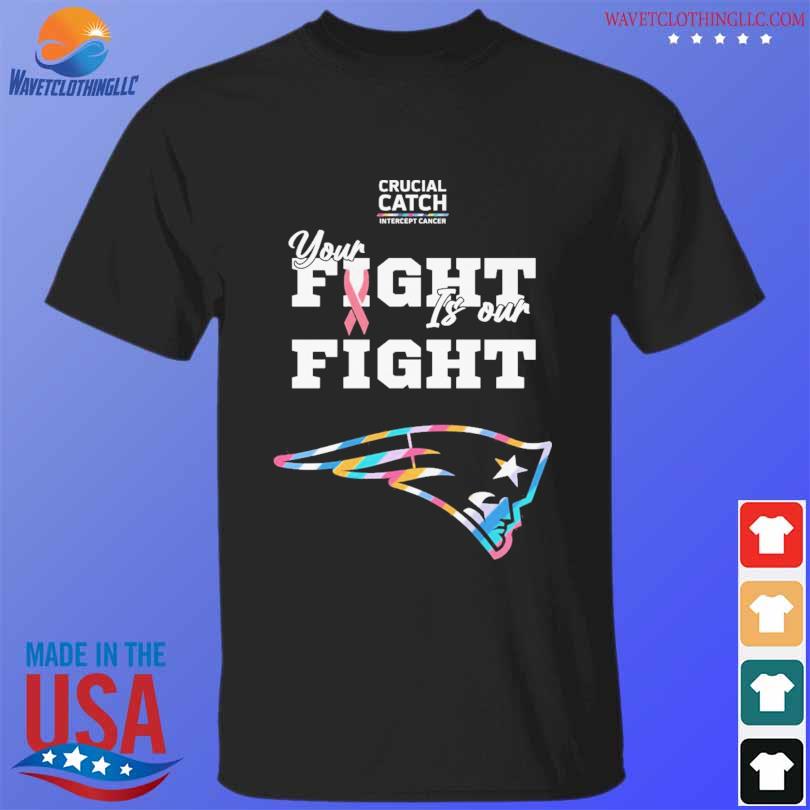 New England Patriots Crucial Catch Intercept Cancer Fight Like A Patriots  shirt, hoodie, sweater, long sleeve and tank top