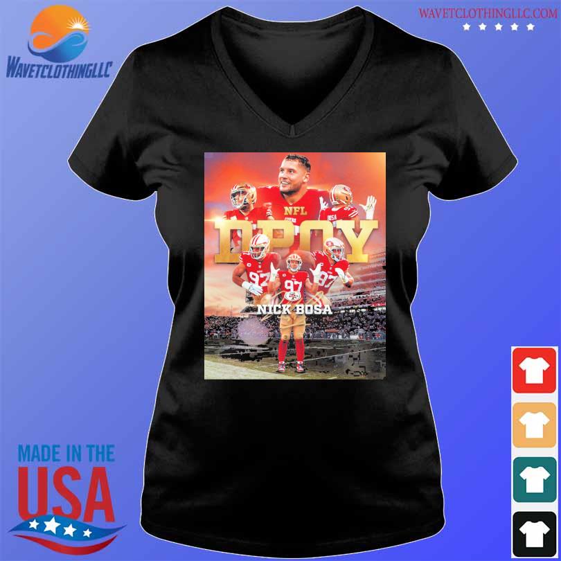 Official NFL Defensive player of the year Dpoy Nick Bosa T-shirt