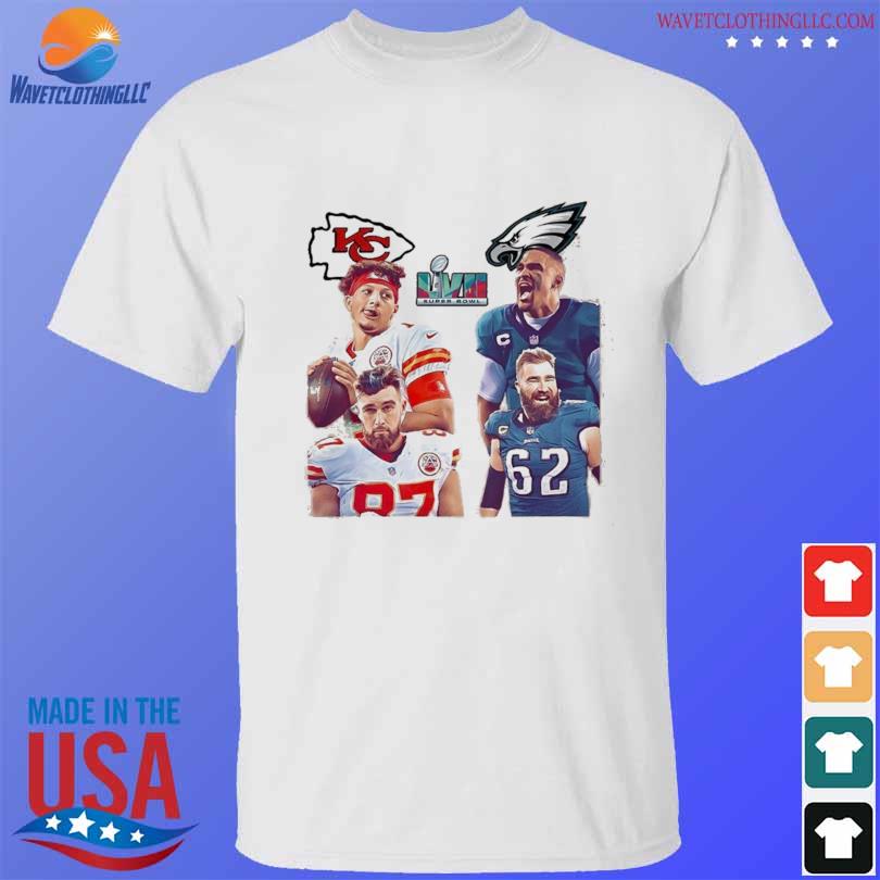 Championship LVII Super Bowl 2023 Vintage Shirt, Eagles Vs Chiefs Tee -  Bring Your Ideas, Thoughts And Imaginations Into Reality Today