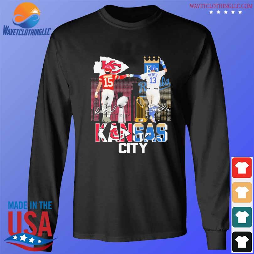 Patrick mahomes and perez Kansas city 2023 signatures shirt, hoodie,  sweater, long sleeve and tank top