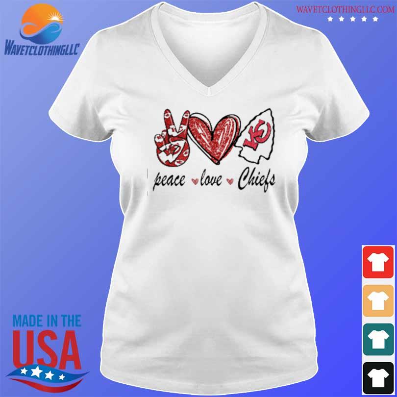 Peace Love Kansas City Chiefs T-Shirt, hoodie, sweater and long sleeve