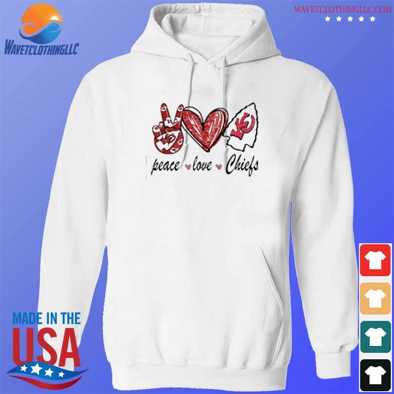 Design peace Love Kansas City Chiefs Shirt, hoodie, sweater, long sleeve  and tank top