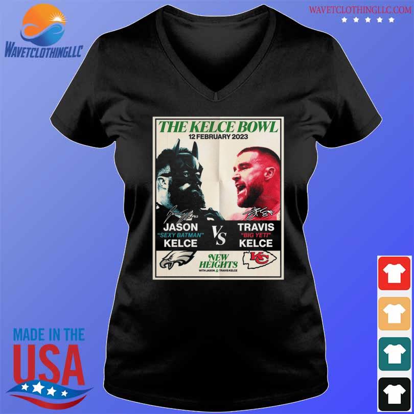 Jason Kelce batman under the moon Philadelphia eagles t-shirt