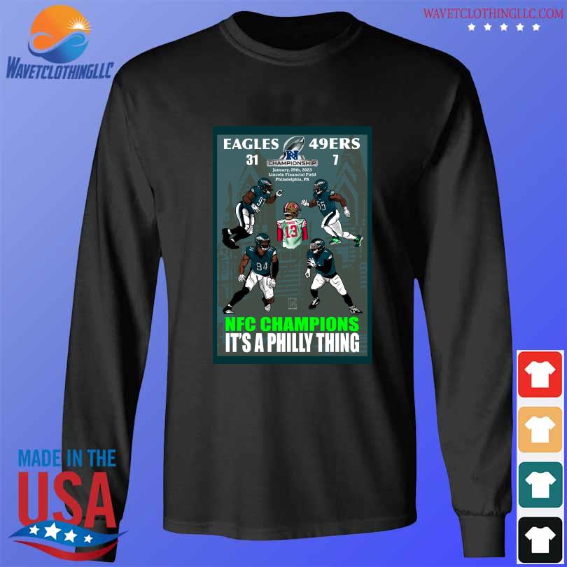 Philadelphia Eagles Vs San Francisco 49ers 2023 NFC championship shirt,  hoodie, sweater, long sleeve and tank top