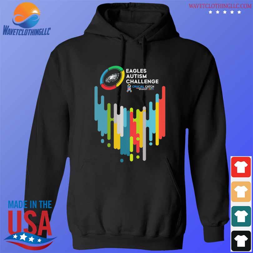 Philadelphia Eagles autism challenge crucial catch intercept autism shirt,  hoodie, longsleeve tee, sweater