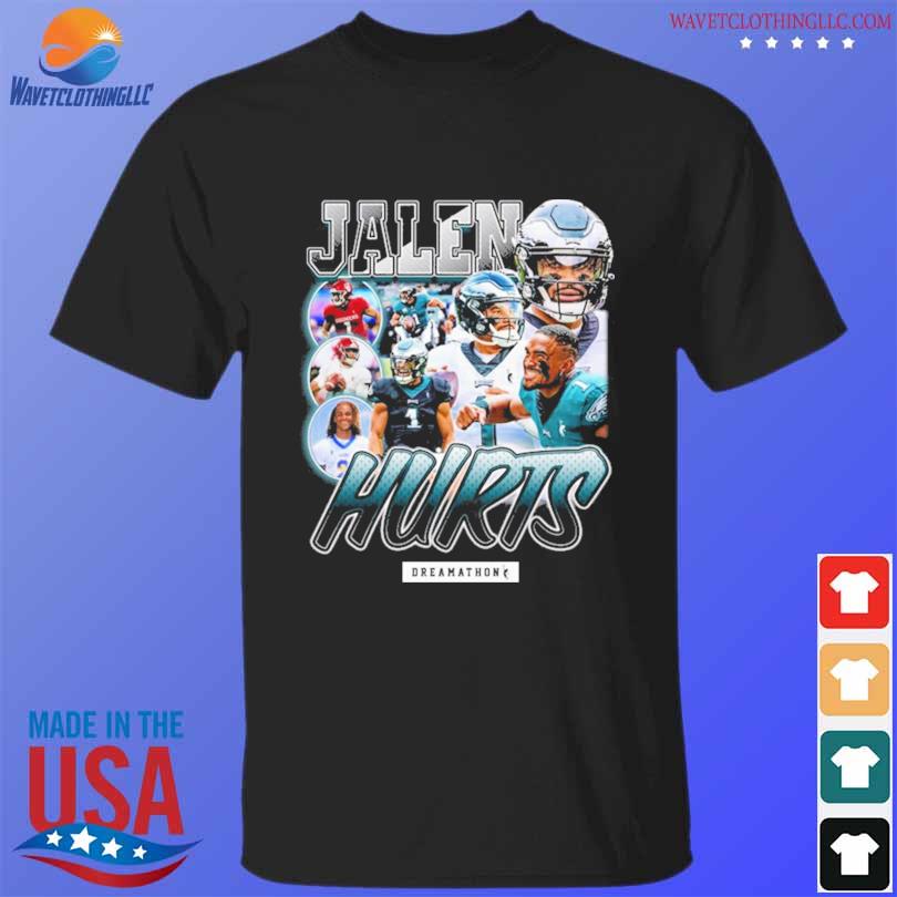 Bintage 90s Bootleg Jalen Hurts Philadelphia Eagles Shirt - Bring