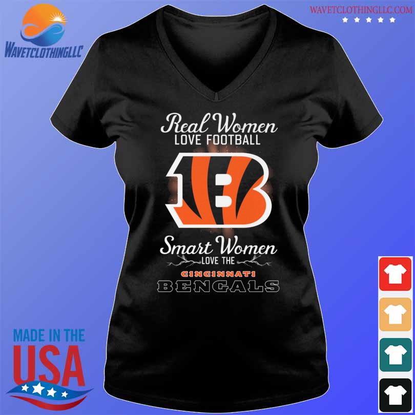 Nice real women love football smart women love the cincinnati