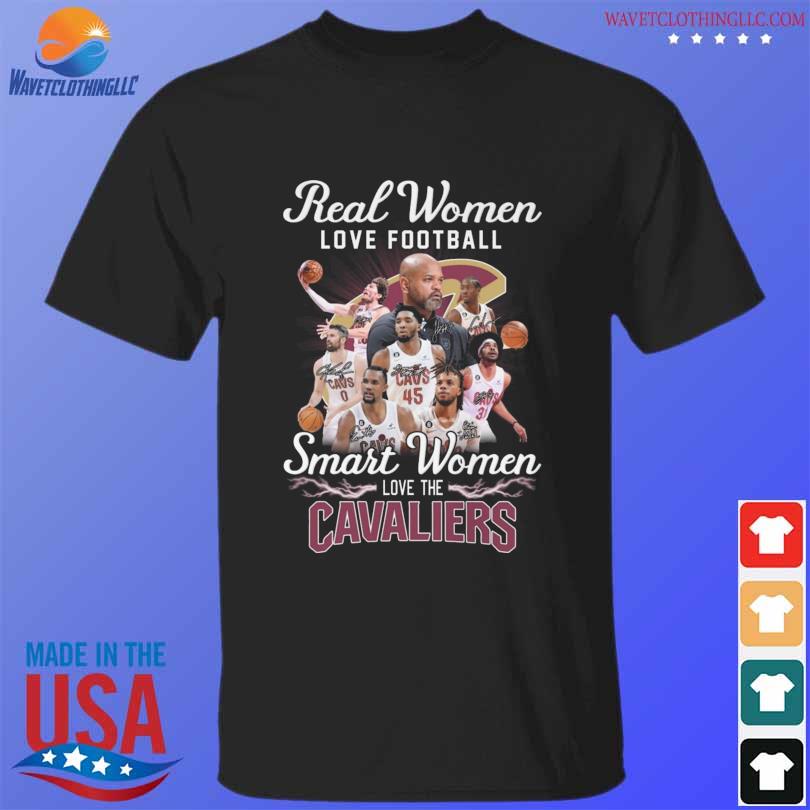 Real women love basketball smart women loves the Cleveland Cavaliers signatures 2023 shirt