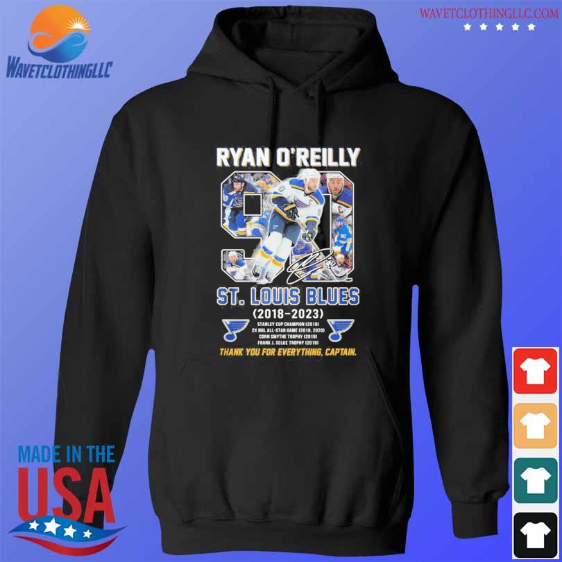 Ryan o'reilly st. louis blues 2018-2023 thank you for everything captain s hoodie den