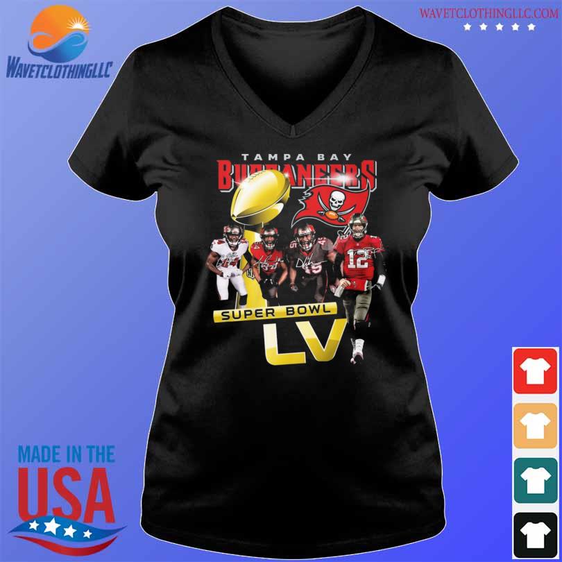 Tampa Bay Buccaneers super bowl lv champions signatures shirt, hoodie,  sweater, long sleeve and tank top