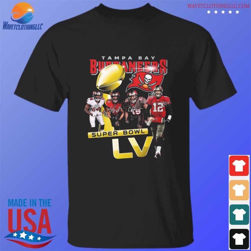 Tampa Bay Buccaneers super bowl lv champions signatures shirt, hoodie,  sweater, long sleeve and tank top